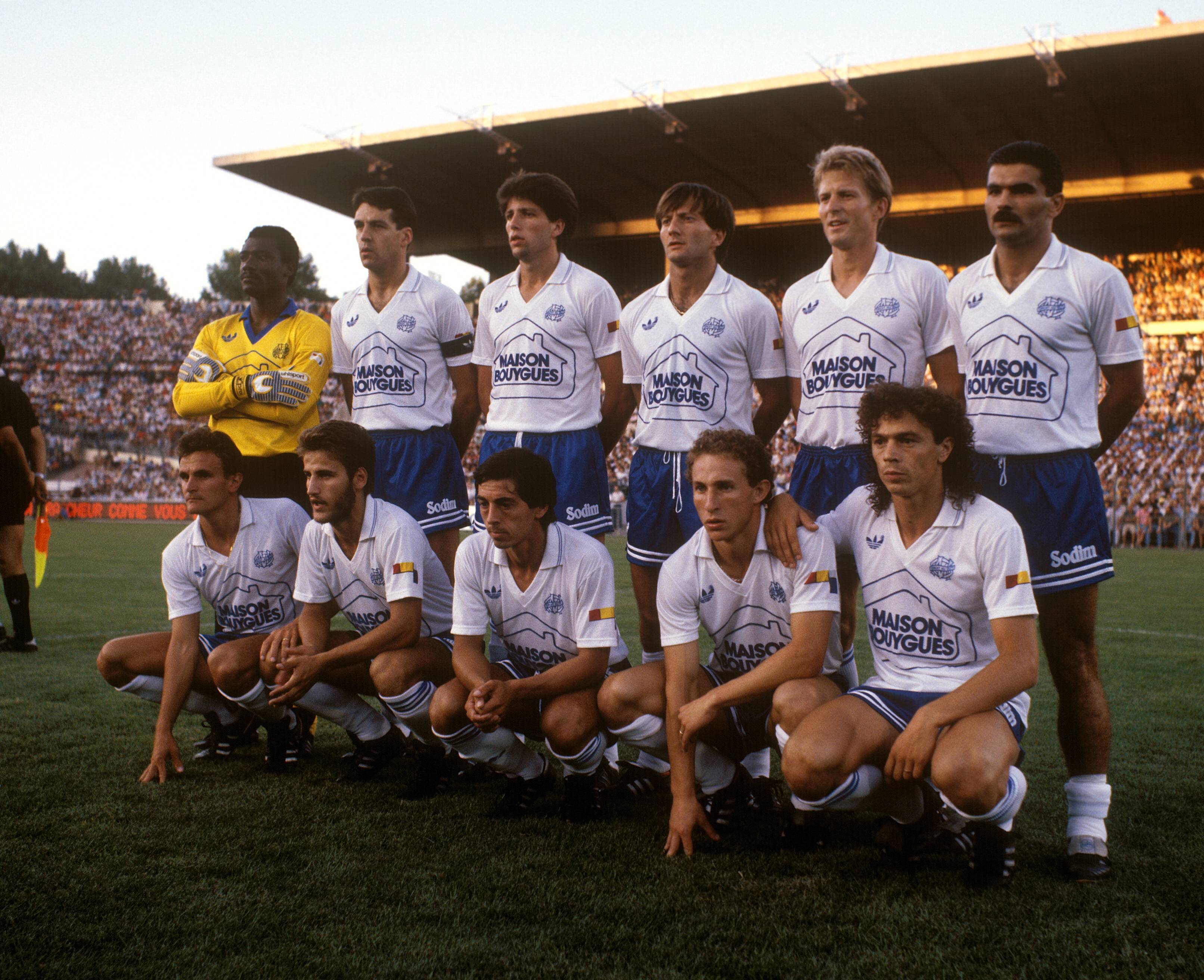 Equipe de l'OM 1986